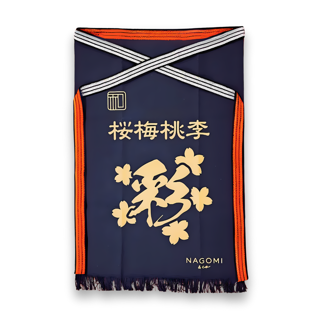 Sake Apron 'Sai' Ohbai Tori (Navy)