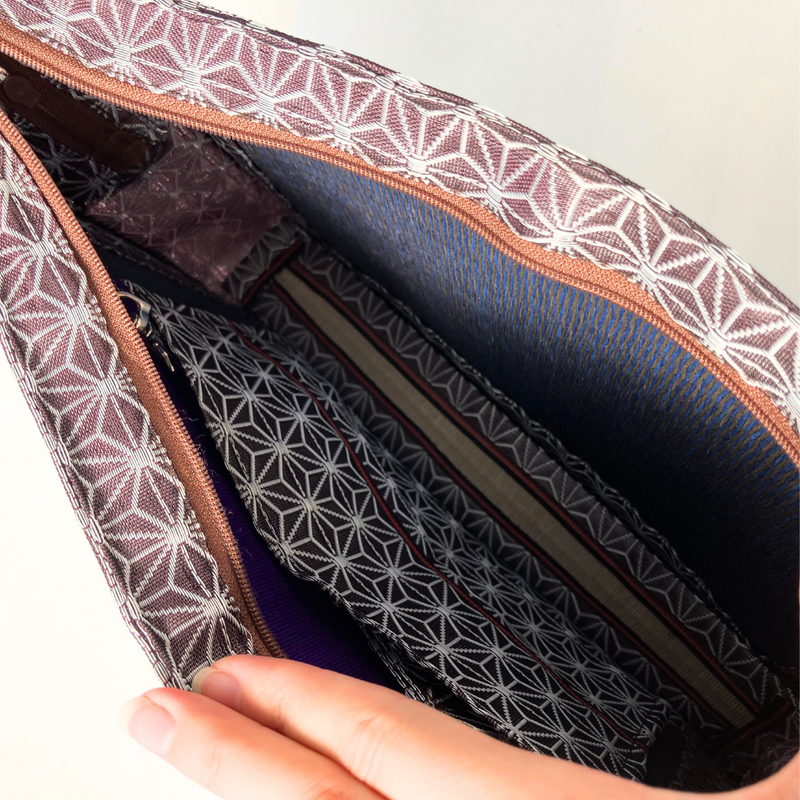 Tatami Clutch Bag (Large) Asa no Ha