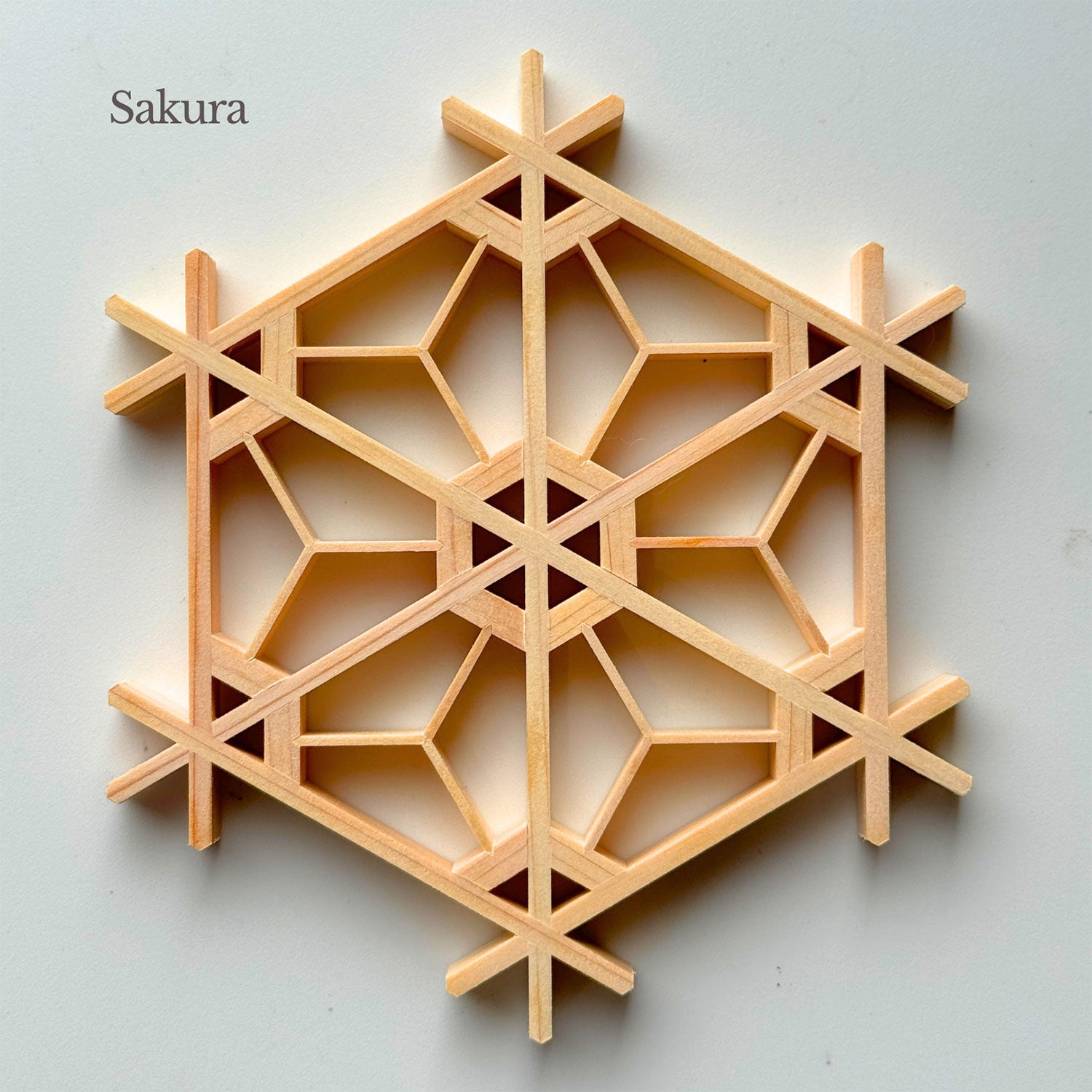 Kumiko Coaster - Sakura