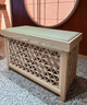 Kumiko Panel Bench Chair
