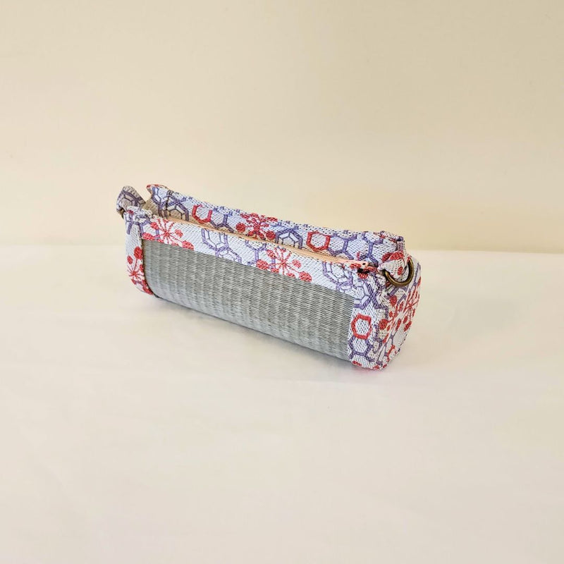 Tatami Cylinder Shaped Bag (Small) Flower