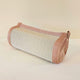 Tatami Cylinder Shaped Bag (Pink Beige)