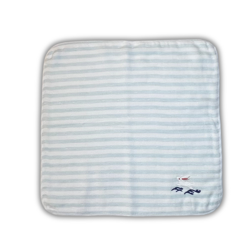 Imabari Hand Towel (Wonders of Japan) - Nami Usagi (Wave and Rabbit)